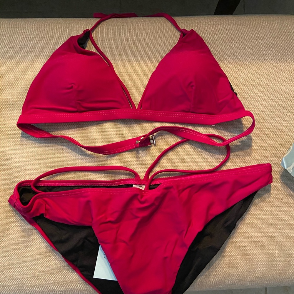 Pink Cupshe bikini